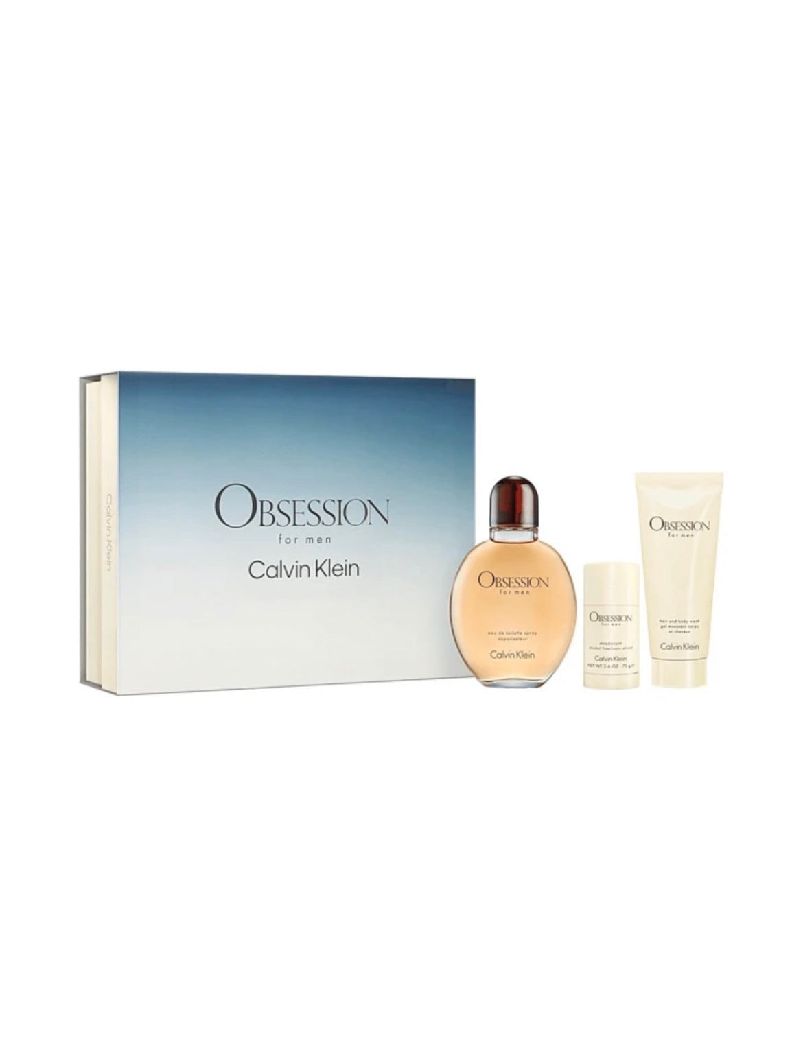 Calvin Klein Obsession set of 3 pieces for men
